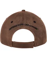 Men's Top of the World Brown John Deere Classic Oil Skin Adjustable Hat