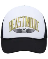 Men's Beast Mode X Se Racing Black Racing Trucker Snapback Hat
