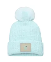 Women's Love Your Melon Mint Star Wars Grogu Cuffed Knit Hat with Pom