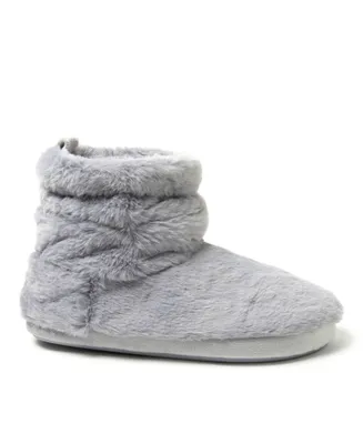 Dearfoams Women's Kimber Furry Bootie Slippers