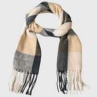 Alpine Swiss Men's Scarf Soft 80 Inch Long Warm Scarves Plaids Winter Shawl