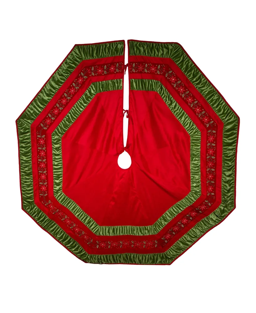 Kurt Adler 72" Gathered Border Tree Skirt