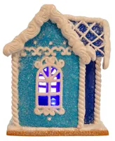 Kurt Adler 4" Claydough Hanukkah Led House Table Piece