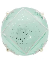 Kurt Adler 80mm Glass Snowflake 6 Piece Ball Ornament Set