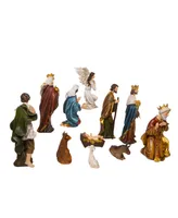 Kurt Adler 15" Resin Nativity Table Piece Set of 11 Pieces