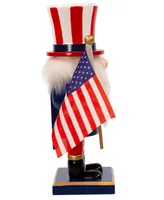 Kurt Adler 9" Patriotic Gnome Nutcracker