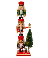 Kurt Adler 18" Battery Operated Nutcracker with Light Up Tree