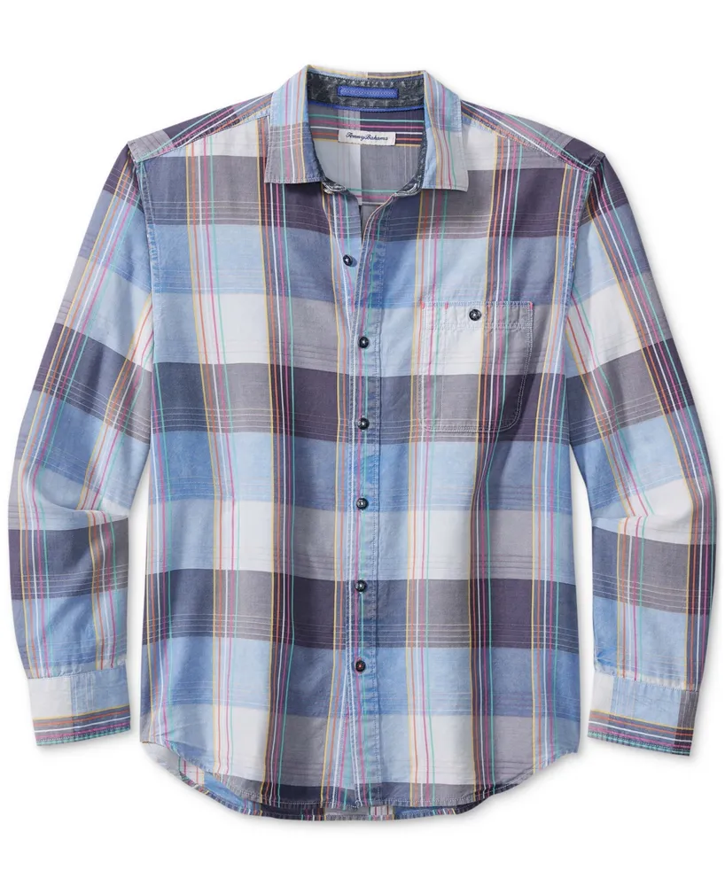 tommy bahama plaid shirt