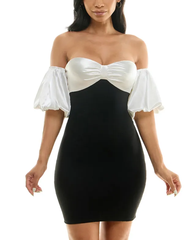 macy's off the shoulder dress juniors City Studios Juniors' Ruffled Off-The-Shoulder Corset Gown, Created for  Macy's