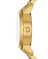 Tory Burch Women's The Tory Gold-Tone Stainless Steel Stainless Steel Bracelet Watch 34mm