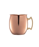 Thirstystone by Cambridge Smooth Copper Moscow Mule Mugs, Set of 4
