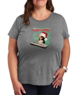 Air Waves Trendy Plus Size Gremlins Graphic T-shirt