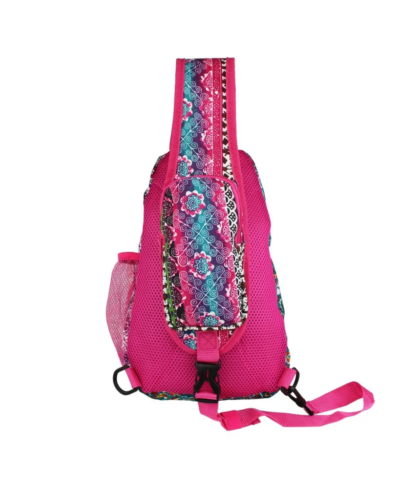 World Traveler Boho 14-Inch Trendy Crossbody Bag for Women