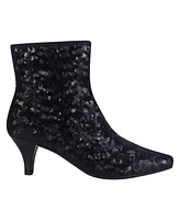 Impo Women's Naja Sequin Stretch Dress Booties 