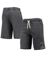 Men's Heathered Black Alternative Apparel Texas A&M Aggies Victory Lounge Shorts