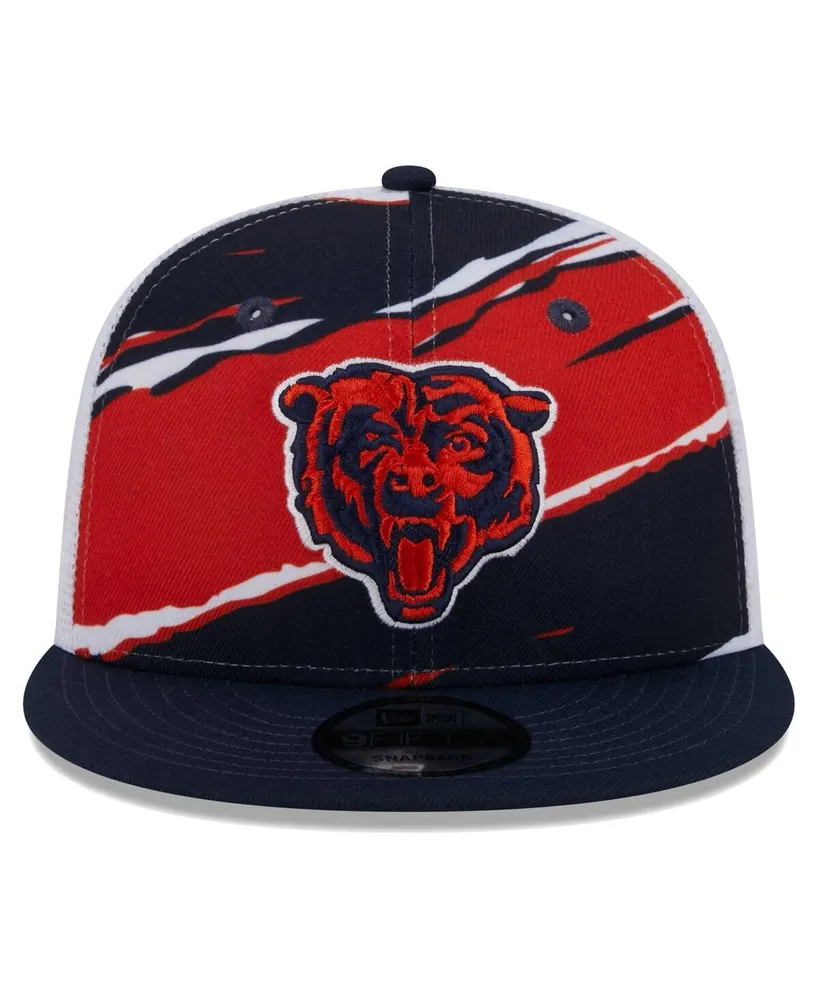 Men's New Era Navy Chicago Bears Tear Trucker 9FIFTY Snapback Hat