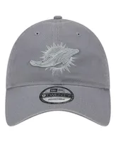 Men's New Era Gray Miami Dolphins Color Pack 9TWENTY Adjustable Hat