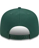 Men's New Era Green Green Bay Packers Main Script 9FIFTY Snapback Hat