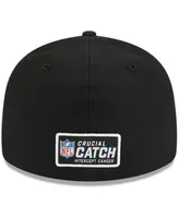 Men's New Era Black New York Giants 2023 Nfl Crucial Catch Low Profile 59FIFTY Fitted Hat