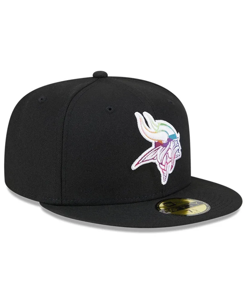 Men's New Era Black Minnesota Vikings 2023 Nfl Crucial Catch 59FIFTY Fitted Hat