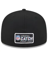 Men's New Era Black Los Angeles Chargers 2023 Nfl Crucial Catch 59FIFTY Fitted Hat