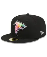 Men's New Era Black Atlanta Falcons 2023 Nfl Crucial Catch 59FIFTY Fitted Hat