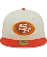 Men's New Era Cream, Scarlet San Francisco 49ers City Icon 59FIFTY Fitted Hat