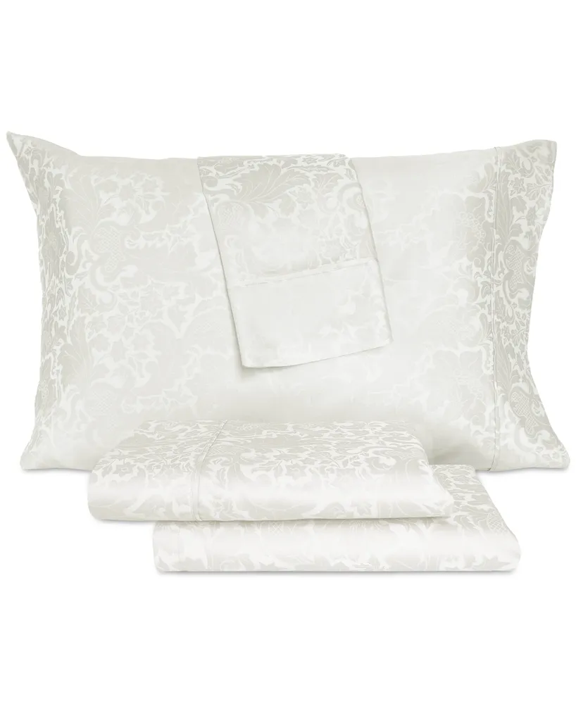 Closeout! Art of the Weave Jacobean Floral 1000 Thread Count Cotton Sateen Blend 4-Pc. Sheet Set