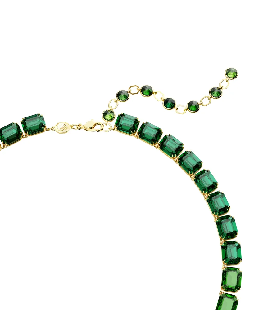 Swarovski Millenia Gold-Tone Crystal Necklace, 16-3/4"