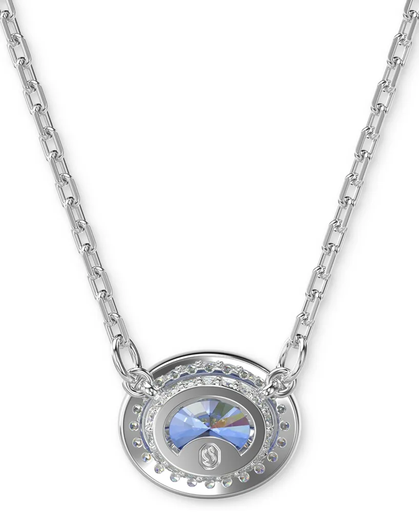 Swarovski Constella Silver-Tone Crystal Necklace, 17-3/4"