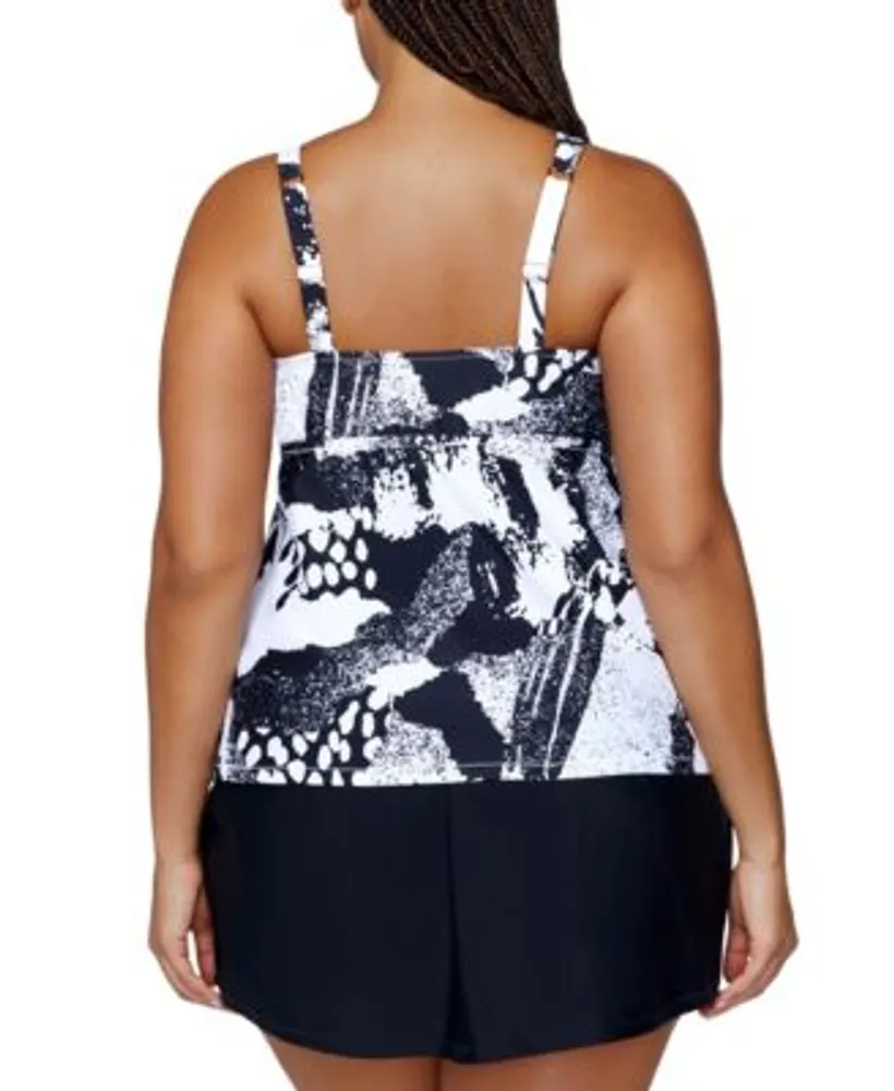 Raisins Curve Plus Size Rimini Tankini Matching Swim Skirt