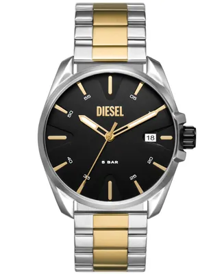 Diesel Men's Ms9 Three Hand Date Two-Tone Stainless Steel Watch 44mm - Two