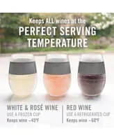 Host Wine Freeze Cooling Cup in Wood Single