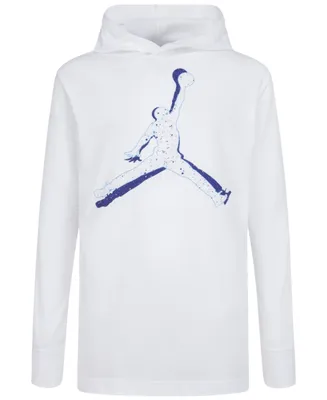 Jordan Big Boys Jumpman Inbound Hooded Long Sleeve T-shirt