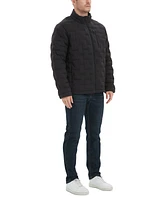 Outdoor United Men's Stretch Seamless Brick Quilted Full-Zip Puffer Jacket