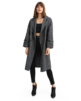 Belle & Bloom Rumour Has It Oversized Wool Blend Coat