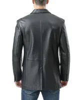 Bgsd Men Nicholas One-Button Leather Blazer