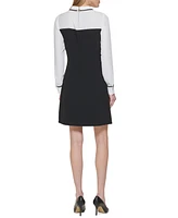 Tommy Hilfiger Women's Collared Sheath Dress