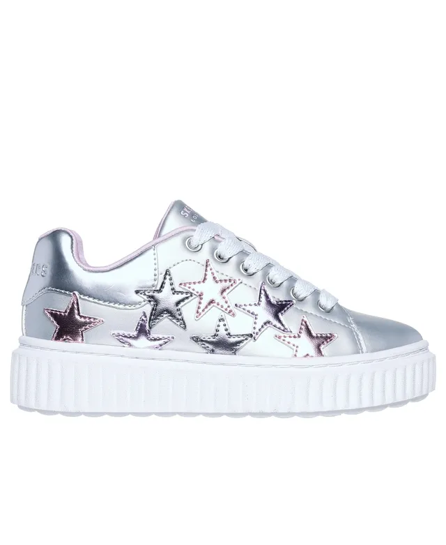 Skechers Little Girls Shoutouts - Sparkle on Top Casual Sneakers from  Finish Line - Macy's