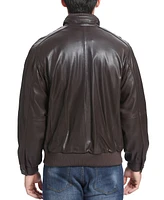 Bgsd Men's Men City Leather Bomber Jacket