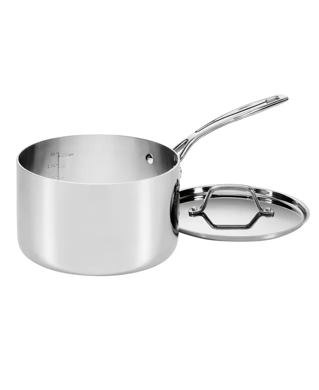 Cuisinart Custom-Clad 5-Ply Stainless Steel Fry Pan Set