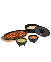 Infuse Latin Cast Iron 8 Piece Fajita Set