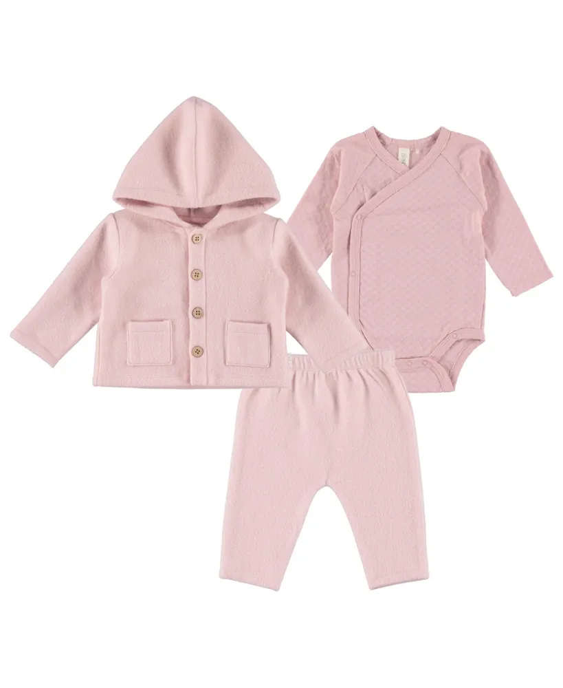 Chickpea Snug by Chickpea Baby Girls Hooded Jacket with Pull On