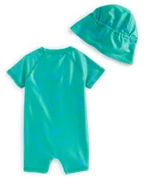 First Impressions Baby Boys Fish Rash Guard and Hat, 2 Piece Set, Created for Macy's