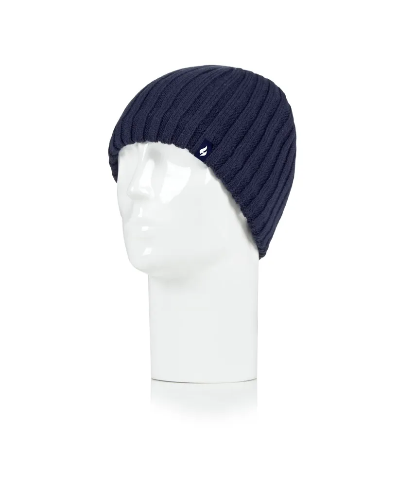 Heat Holders Men's Hudson Beanie Fine Rib Hat