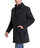 Bgsd Men Steven Wool Blend Bibbed Walking Coat