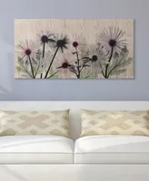 Empire Art Direct "Wild Flowers" Fine Radiographic Photography Hi Definition Giclee Printed Directly on Hand Finished Ash Wood Wall Art, 24" x 48" x 1