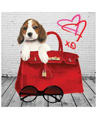 Empire Art Direct "Beagle" Unframed Free Floating Tempered Glass Panel Graphic Dog Wall Art Print 20" x 20", 20" x 20" x 0.2" - Multi