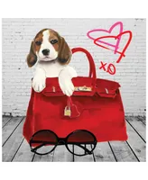 Empire Art Direct "Beagle" Unframed Free Floating Tempered Glass Panel Graphic Dog Wall Art Print 20" x 20", 20" x 20" x 0.2" - Multi