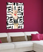 Empire Art Direct "Gucci Loved" Frameless Free Floating Tempered Glass Panel Graphic Wall Art, 48" x 32" x 0.2"
